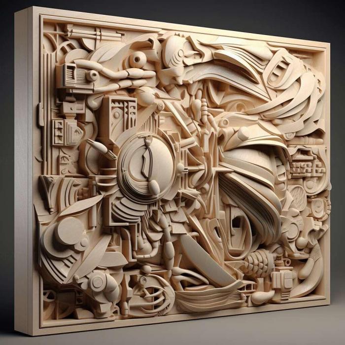 نموذج ثلاثي الأبعاد لآلة CNC 3D Art 